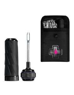 KIT CAPSULA MECHAS REPARACION TUBELESS MUC-OFF ALUMINIO NEGR