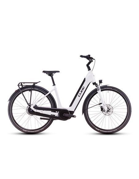 CUBE SUPREME HYBRID COMFORT ONE 500 METALLICWHITE´N´BLACK XS