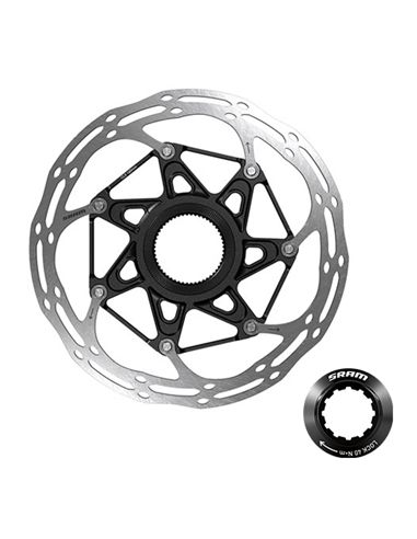 SRM DISCO FRENO CENTERLINE 2PZ 140MM CENTERLOCK BLK (BISELAD