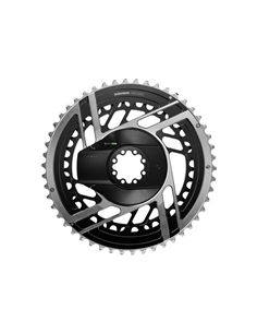 SRM KIT POWERMETER ARAÑA+PLATOS 48/35 DM RED AXS E1 BLACK/SI