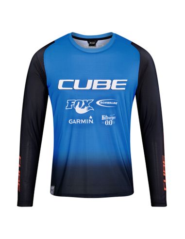 12421 - CUBE VERTEX RUNDHALSTRIKOT X ACTIONTEAM LANGARM M