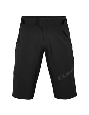 CUBE VERTEX BAGGY SHORTS X ACTIONTEAM BLACK TALLA S