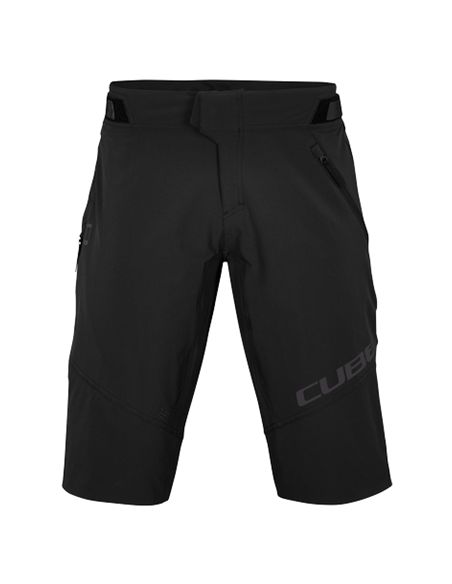 CUBE VERTEX BAGGY SHORTS X ACTIONTEAM BLACK TALLA S